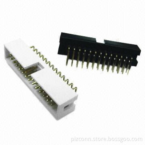 PCB Connector with 2.54mm Pitch and Brass Pin